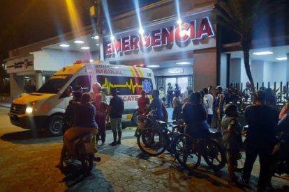 En el hospital de Naranjal se recuperan los heridos del incidente dado.