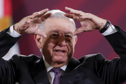 Ejecutivo.- El presidente de México, Andrés Manuel López Obrador, informa de la explosión en Pemex.