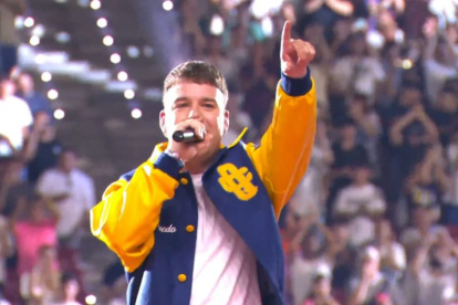 Quevedo a través de su cuenta de Instagram anunciando su nuevo tema "Columbia".