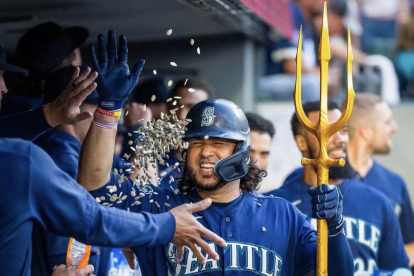 El beisbolista tuvo una gran noche con su equipo.