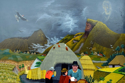 Muestra. La exposición abrió en el Centro Cultural Benjamín Carrión.