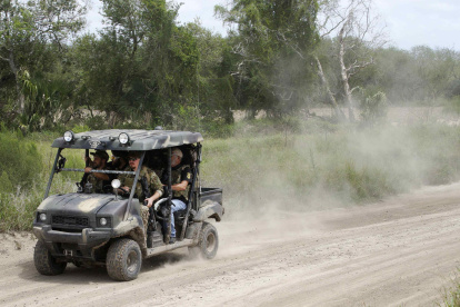 La policía fronteriza aprehendió a los narcotraficantes