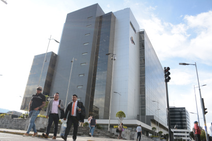 Complejo Judicial Norte en el sector de la Amazonas y Gaspar de Villaroel, en Quito.