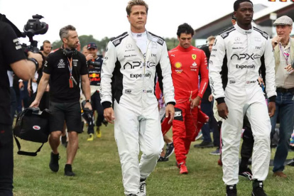 Brad Pitt en su nueva película.