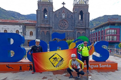 Baños fue uno de los puntos recorridos en Tungurahua.