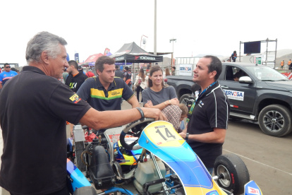 Los kartistas de este 2023 ya rondaron sus bólidos en las prácticas.