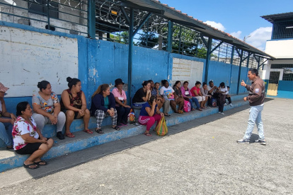 Las capacitaciones están dirigidas también a la comunidad por el tema de las extorsiones.