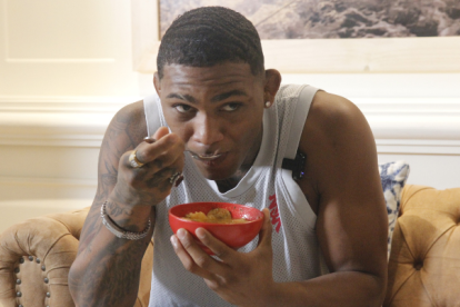 Michael previo a su pelea dijo a EXPRESO que celebraría la victoria con un encebollado.