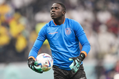 Moisés Ramírez, arquero de Independiente del Valle, estuvo con la Tricolor en Qatar.
