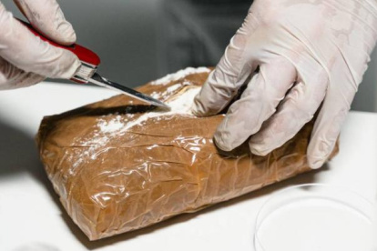 En una pista clandestina se decomisaron 420 kilos de cocaína.