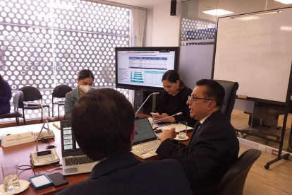 Caso. Mireya Pazmiño dijo que el informe borrador del juicio a Lasso fue hecho por Mario Naranjo y los técnicos.