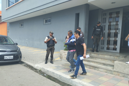 Caso. Los sospechosos fueron trasladados a una cárcel de Guayaquil.