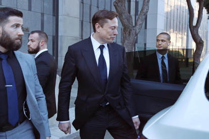 Fotografía de archivo en la que se registró al multimillonario inversionista sudafricano Elon Musk, en San Francisco (California, EE.UU.).