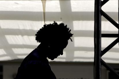 Hecho. Una mujer en su visita médica en Río de Janeiro.