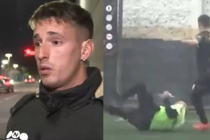 William Tapón, protagonista de un ataque violento hacía el referí de un torneo amateur de fútbol.