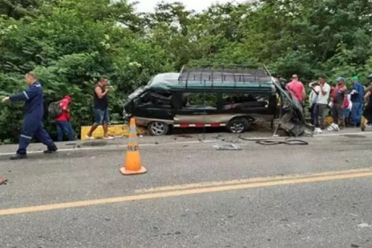 El accidente ocurrió a la altura del kilómetro 53 de la Troncal del Caribe