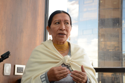 Luz Marina Vega, candidata a la Vicepresidencia por la lista 33 Movimiento Renovación Total - RETO.