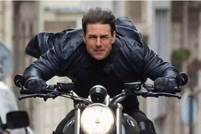 Tom Cruise en Misión Imposible.