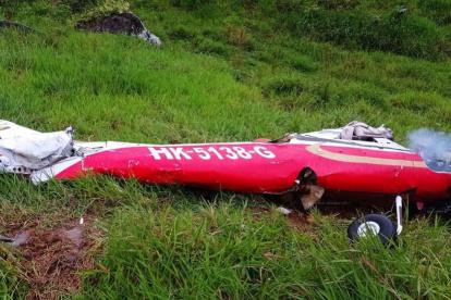 El aacicente de la avioneta Cessna T210N se dio en las inmediaciones de la localidad de San Luis de Gaceno, en el departamento de Boyacá,