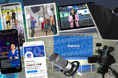 EXPRESO apuesta por el tema audiovisual y pronto estrenará su set audiovisual para la creación de contenido.