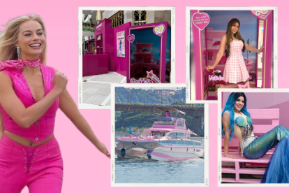 Diversas propuestas con temáticas de Barbie se ofrecen en diferentes establecimientos.