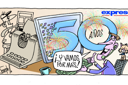 Este 25 de julio del 2023, EXPRESO celebra 50 años de servicio informativo de calidad a los ecuatorianos, con el compromiso y la responsabilidad de siempre.