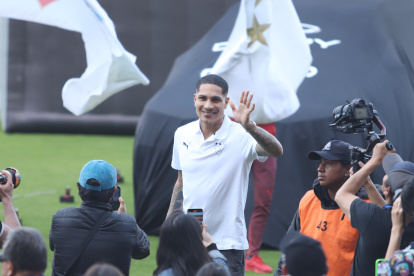 Presentacion del jugador de Liga Deportiva Universitaria Paolo Guerrero la presentacion se llevo a cabo en el estadio Rodrigo Paz Delgado. Quito 21 de Julio de 2023 GUSTAVO GUAMAN Agencia (ag-expreso ag-extra - ag-Quito)