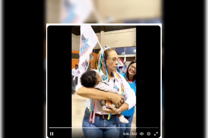 La candidata Pierina Correa