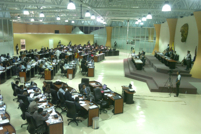 Imagen referencial de la Asamblea Constituyente de Montecristi que impulsó Rafael Correa a inicios de su primer mandato.