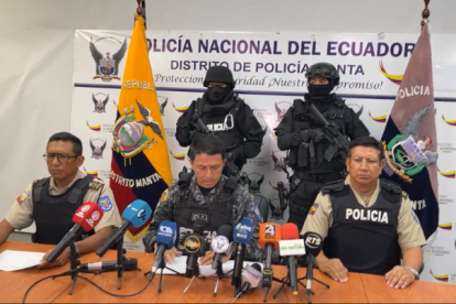 La Policía Nacional ofreció una rueda de prensa para dar detalles del suceso.