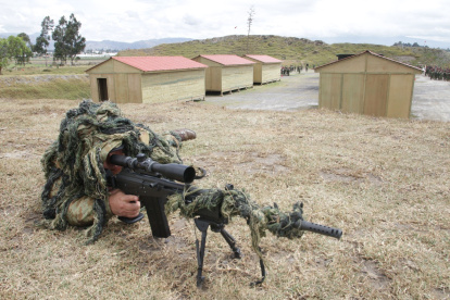 Infraestructura. Las casas fueron donadas por Estados Unidos para los comandos de la Brigada.