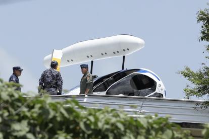 No se registraron heridos ni fallecidos tras la caída del helicóptero policial en la iglesia de La Merced.
