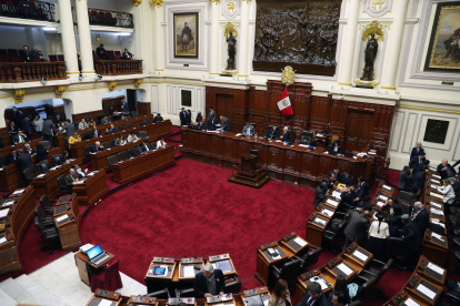 Imagen del pleno del Congreso en Lima.