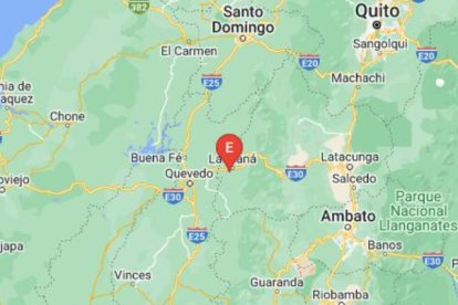 Un temblor de magnitud 3,6 se registra en una zona del centro de Ecuador