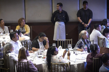 Reunión. Los líderes durante la convención para tratar el tema de El Niño.