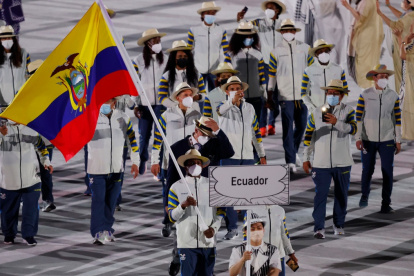 La delegación de Ecuador en Tokyo 2020 estuvo conformada por 48 deportistas.