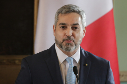 El presidente de Paraguay Abdo Benítez, trabaja en la trasicion de mando.