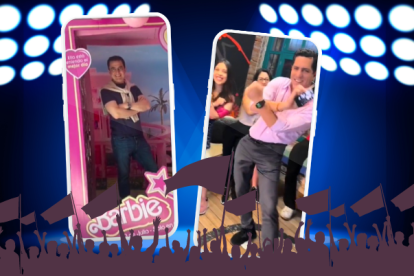 Jorge Peñafiel (i) y Xavier Hervas muestran sus dotes actorales en Tik Tok.