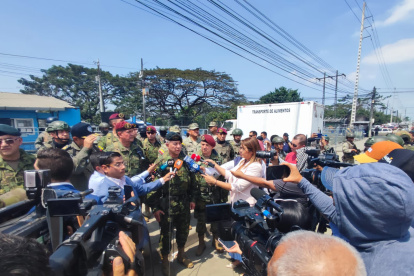 Acción. En la última masacre carcelaria, las Fuerzas Armadas dieron información de los operativos realizados.