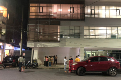 Acompañamiento. Miembros de la Unase realizaron el acompañamiento a los funcionarios plagiados.