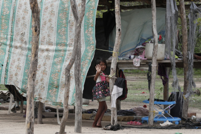 Sequía. Una wayúu en la comunidad Witka, en zona rural de Manaure.