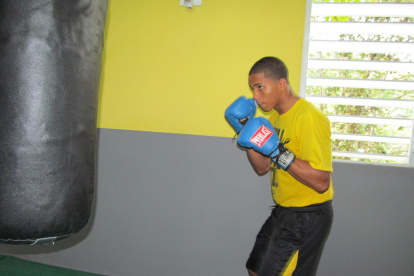 Fotografía de archivo donde aparece el boxeador puertorriqueño Félix Verdejo.