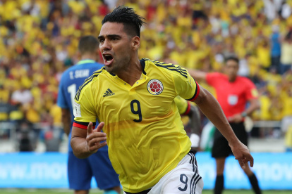 Radamel Falcao, delantero colombiano e internacional con su selección.