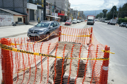 Arreglos. Desde la Epmmop dijeron que la Empresa de Agua realizaba unas reparaciones todavía en la zona