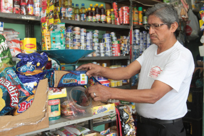 Negocio.- Una tienda de barrio en Guayaquil.