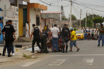 Hecho. El crimen ocurrió en el barrio La Propicia, de La Libertad.