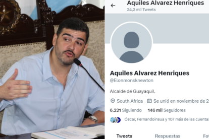 La cuenta de Aquiles Álvarez fue hackeada