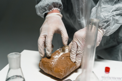 El alcaloide estaba en el interior de la embarcación "OLOKUN", en 67 bultos que contenían 1.379 paquetes.