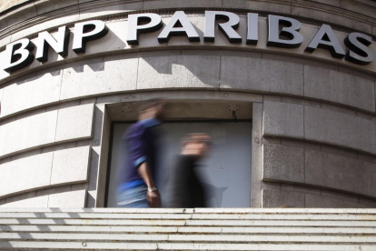 Agencia.- Uno de los edificios del banco francés BNP Paribas.