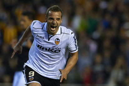 Soldado fue un referente en el Valencia CF.